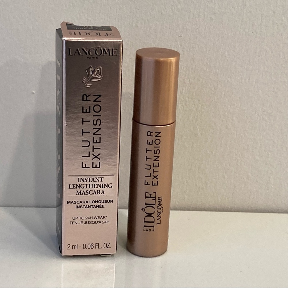 Lancome Idôle Flutter Extension Instant Lengthening Mascara 01True Black 2ml NIB